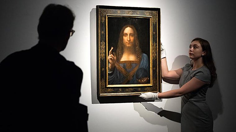 Leonardo Atölyesi asistanlığı olan İspanyol sanatçı Fernando Llanos'a atfedilen bir 'Salvator Mundi' 650.000 Euro karşılığında satıldı