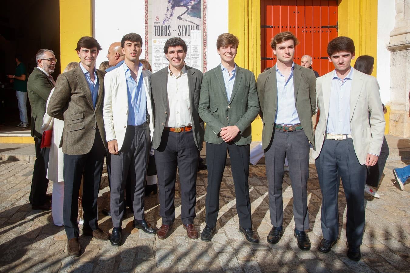 José Prada, Rodrigo Carrero, Borja Romero, Francisco Jiménez, Manuel Camacho y Marcos Criado