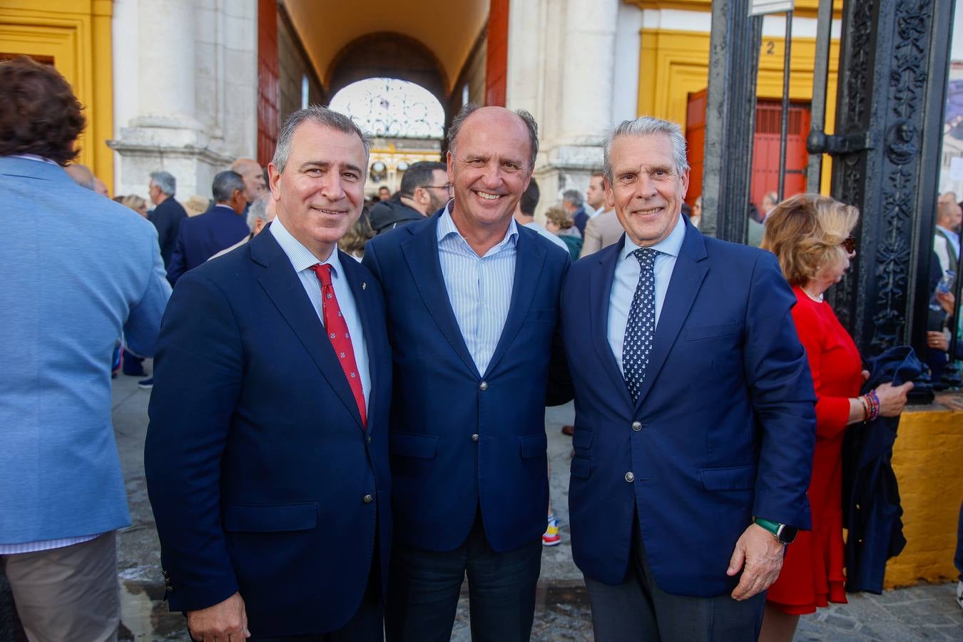 Benito Mateos Nevado, Rodrigo Molina y José María González Mesa