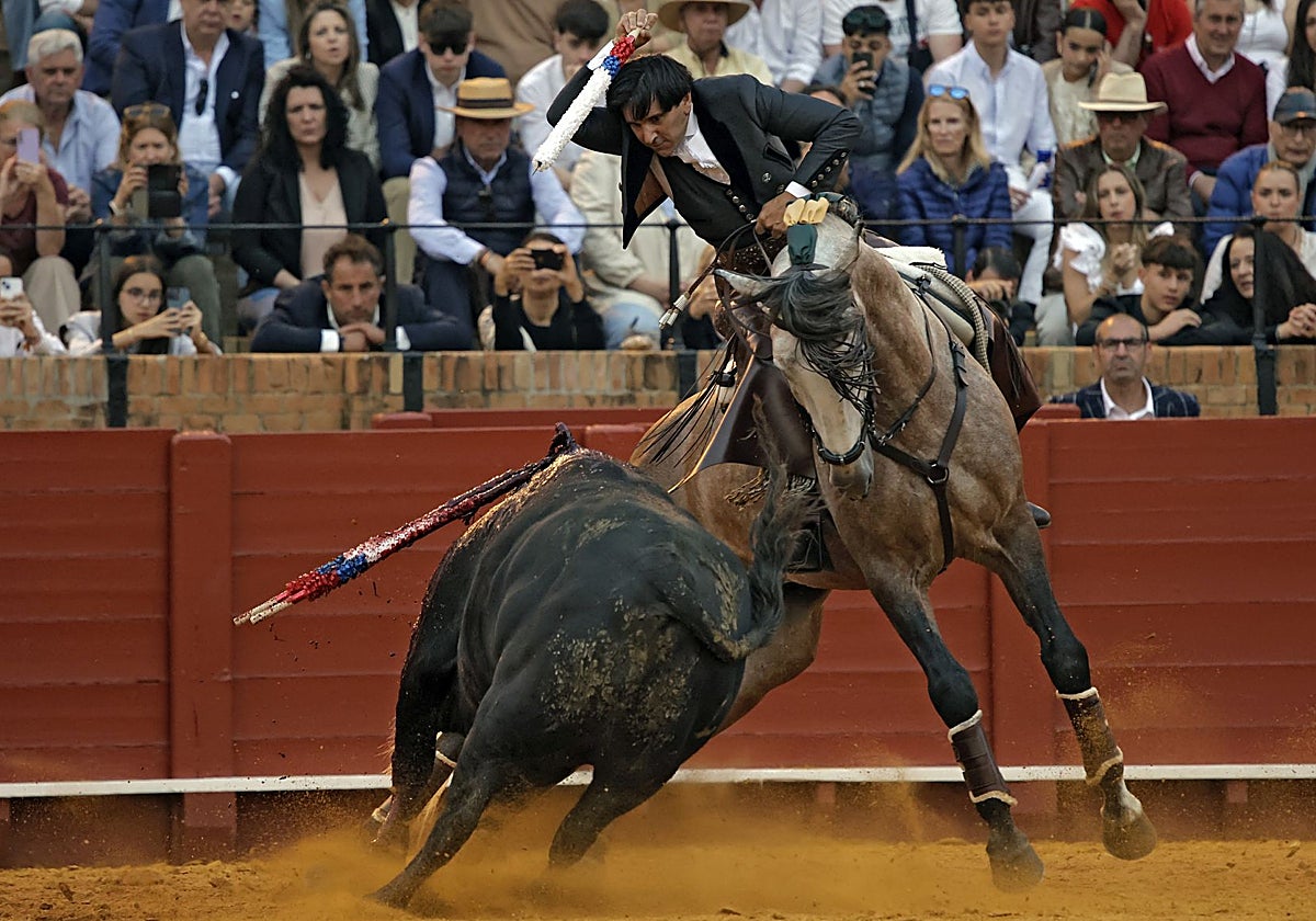 Diego Ventura logró finalmente una oreja ante el quinto de Bohórquez