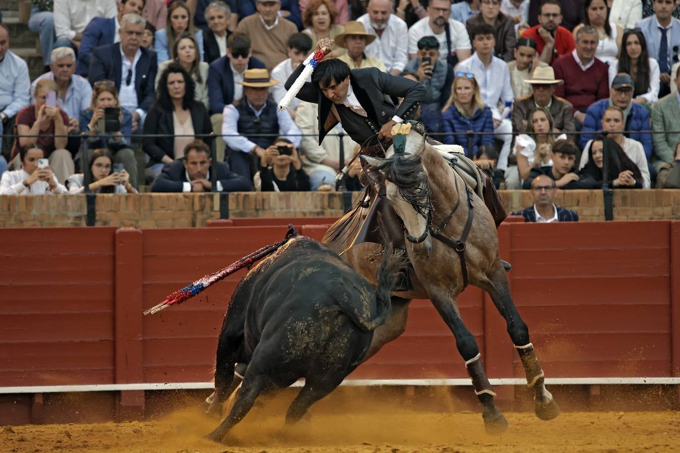 Diego Ventura cortó una oreja, aunque el público pidió que le dieran tres