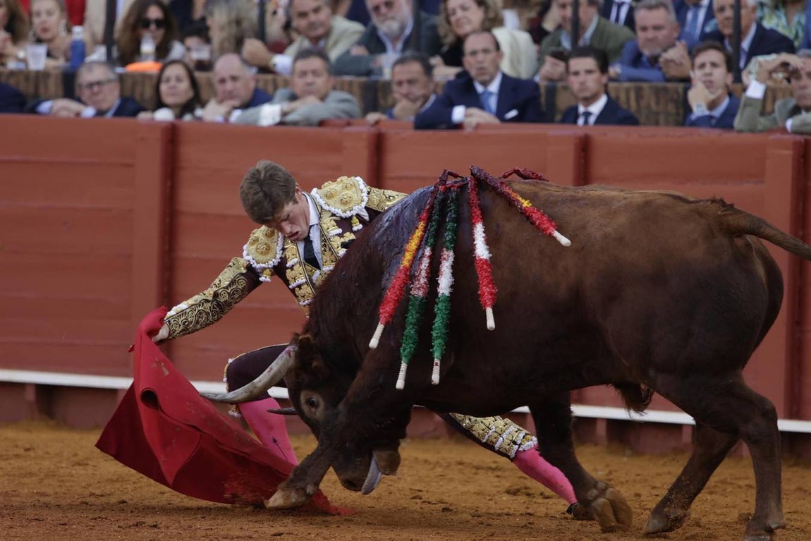 Borja Jiménez, con su primer astado