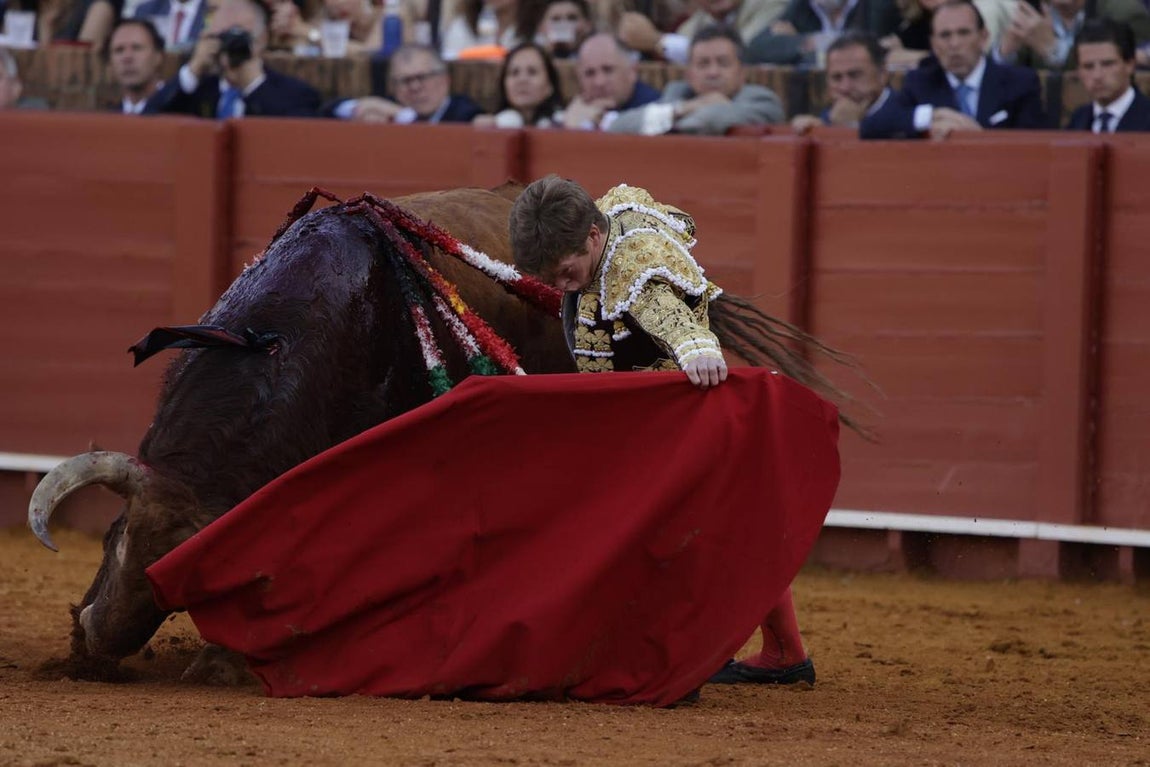 Borja Jiménez, con su primer astado