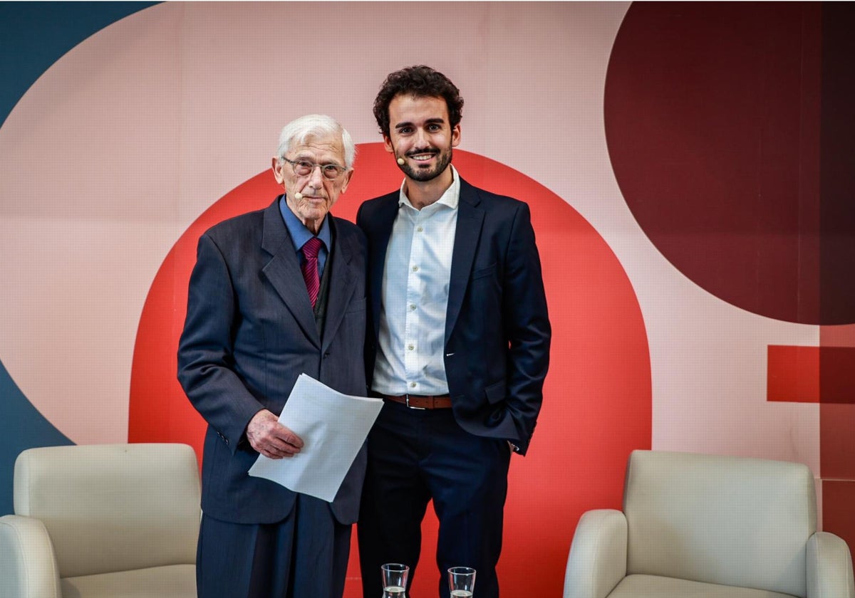 Theodor Kallifatides, con Bruno Pardo