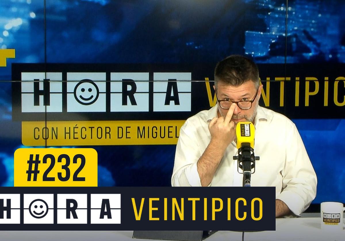 Héctor de Miguel, 'Quequé', durante el programa Hora Veintipico