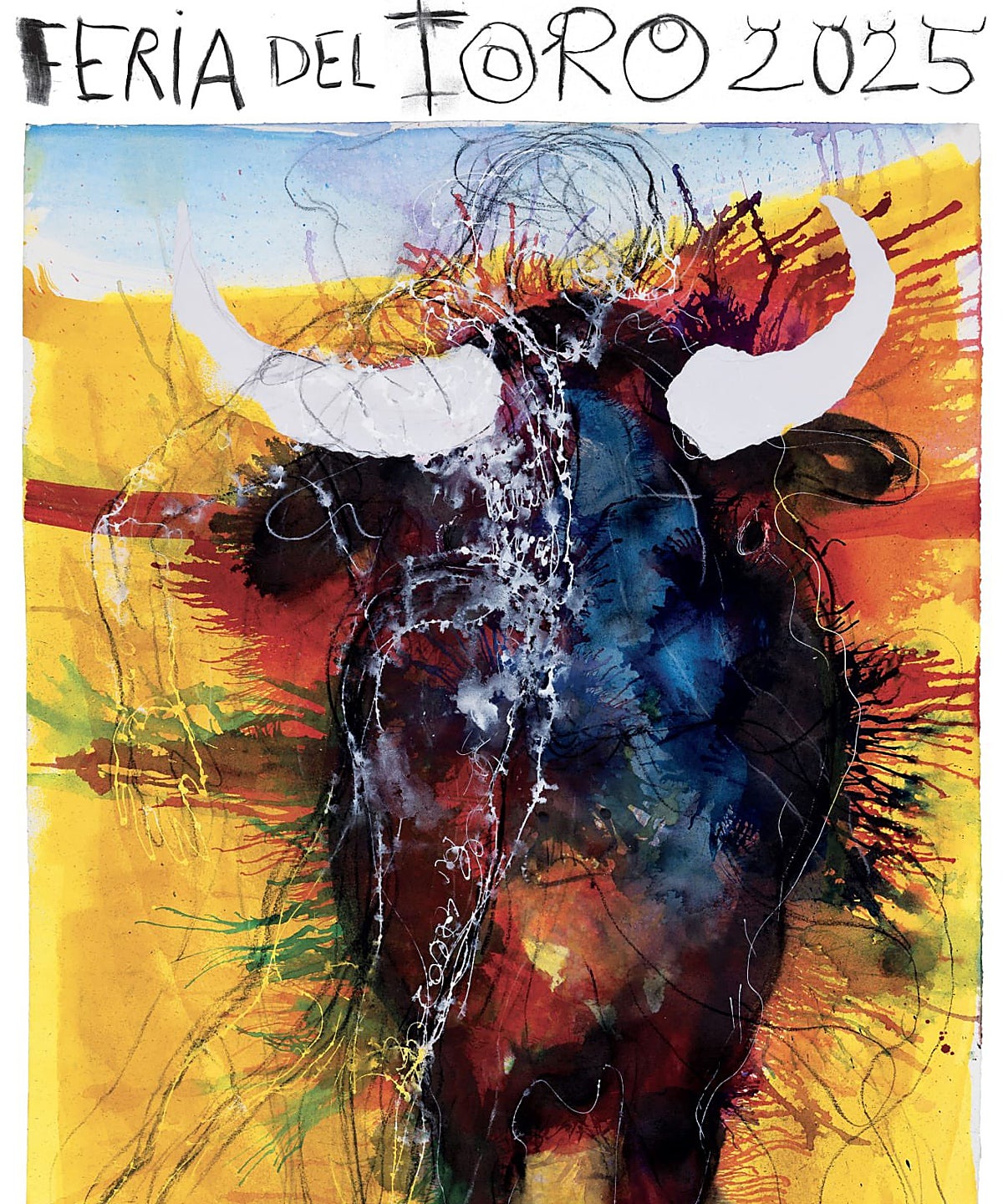 Cartel anunciador de la Feria del Toro, obra de Barceló