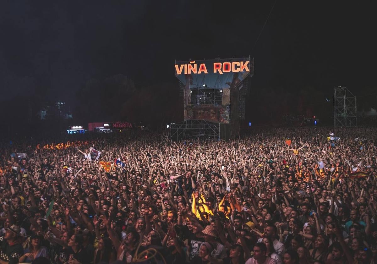 Un concierto en el festival Viña Rock