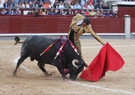 Uceda Leal, al natural con Rabioso, con el hocico por la arena