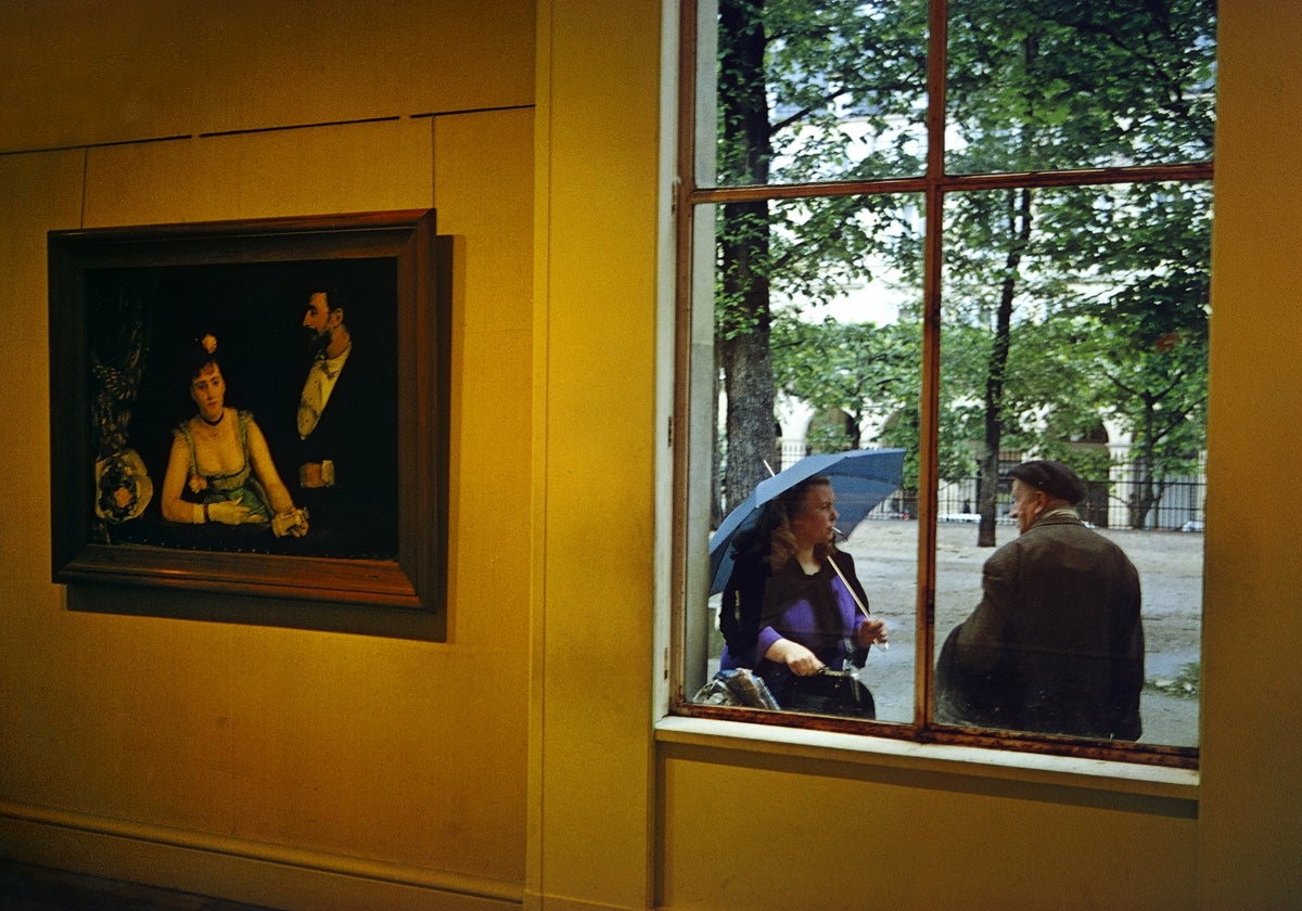 Obra de Joel Meyerowitz del proyecto 'My European Trip', de los años sesenta