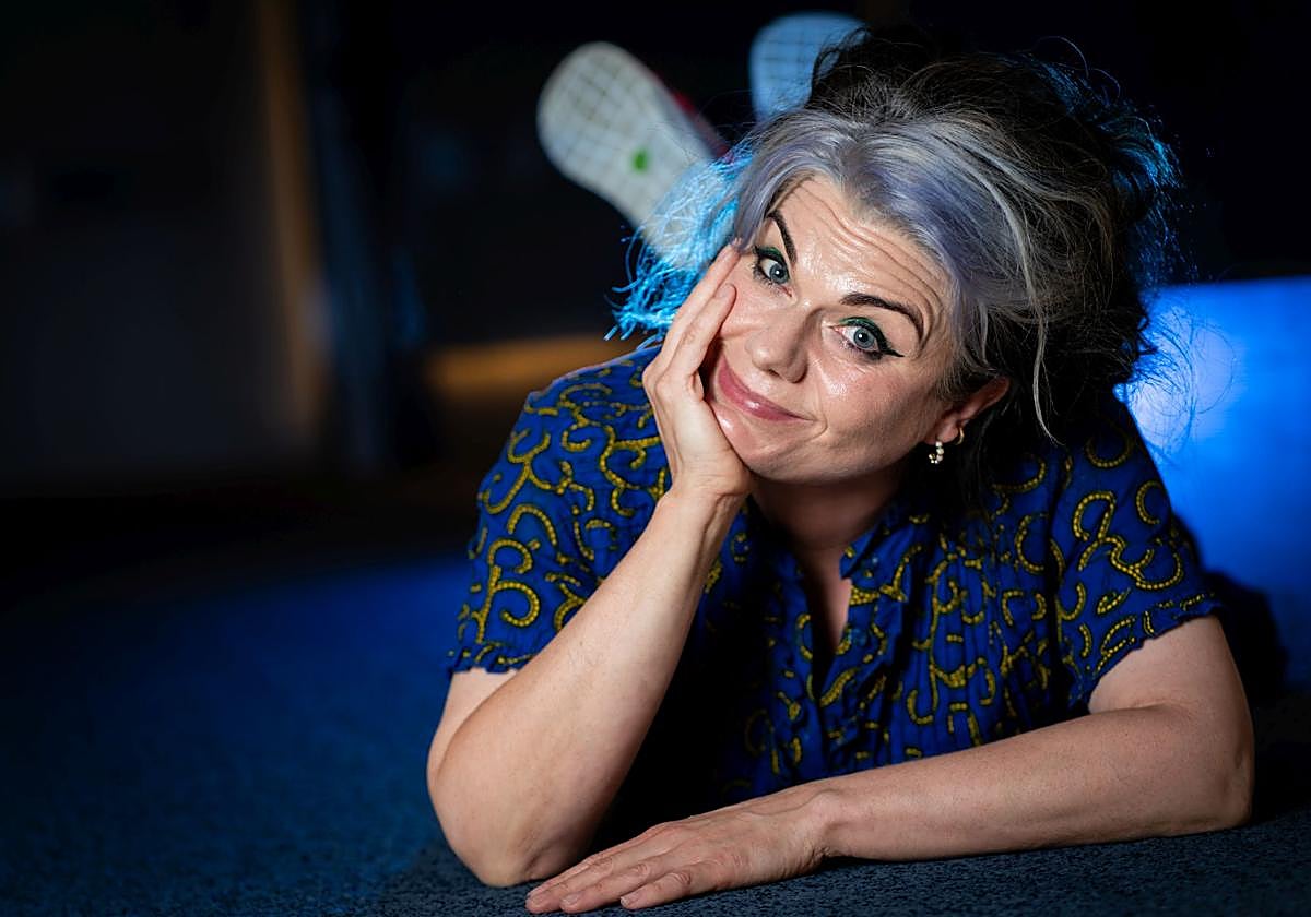 La escritora Cailin Moran, retratada antes de la conversación con ABC