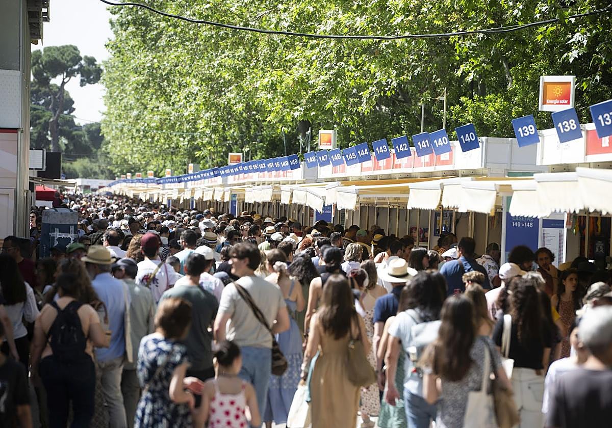 Una imagen de la Feria del Libro de Madrid