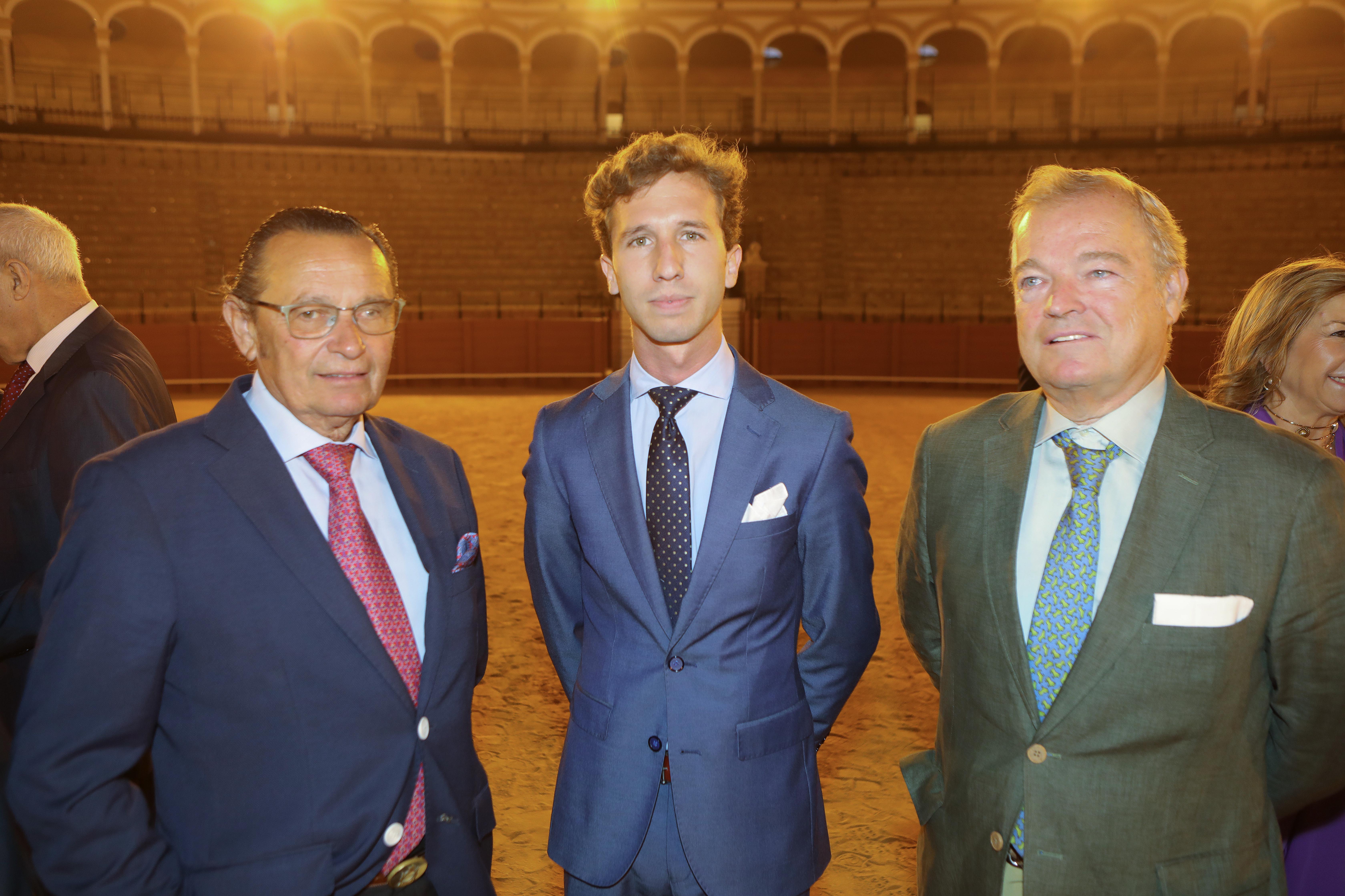 Antonio Rubio Macandro, Juan Pedro García Calero y Manolo Vázquez