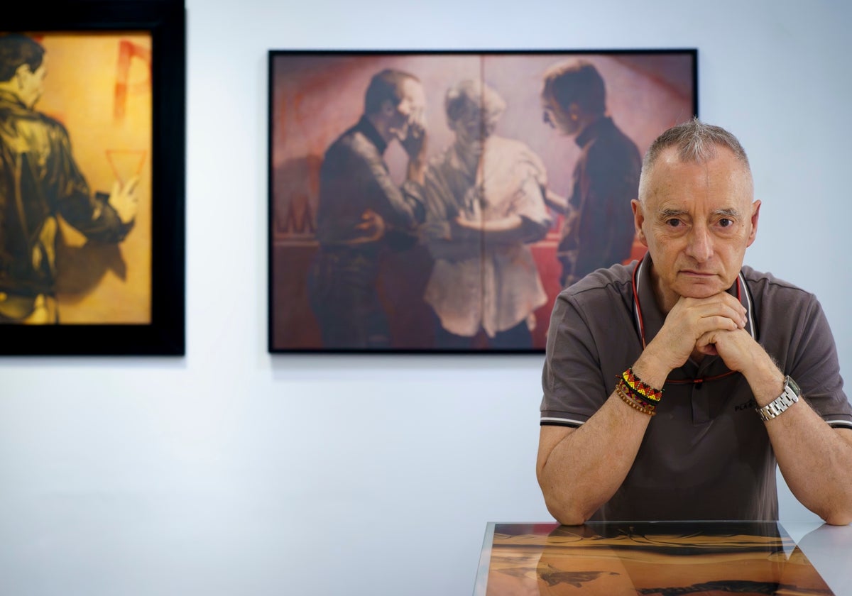 Roberto González Fernández en la sede de José de la Mano