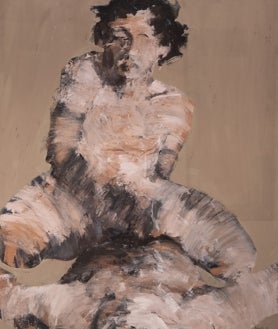 Imagen secundaria 2 - De arriba abajo, 'Aquí, donde el amor se apoderó de mi cuerpo' [serie ‘Fachadas’], dibujo del año 1975; 'Pareja de beisbolistas I' (1973); y 'Sin título (eróitca)', de 1973
