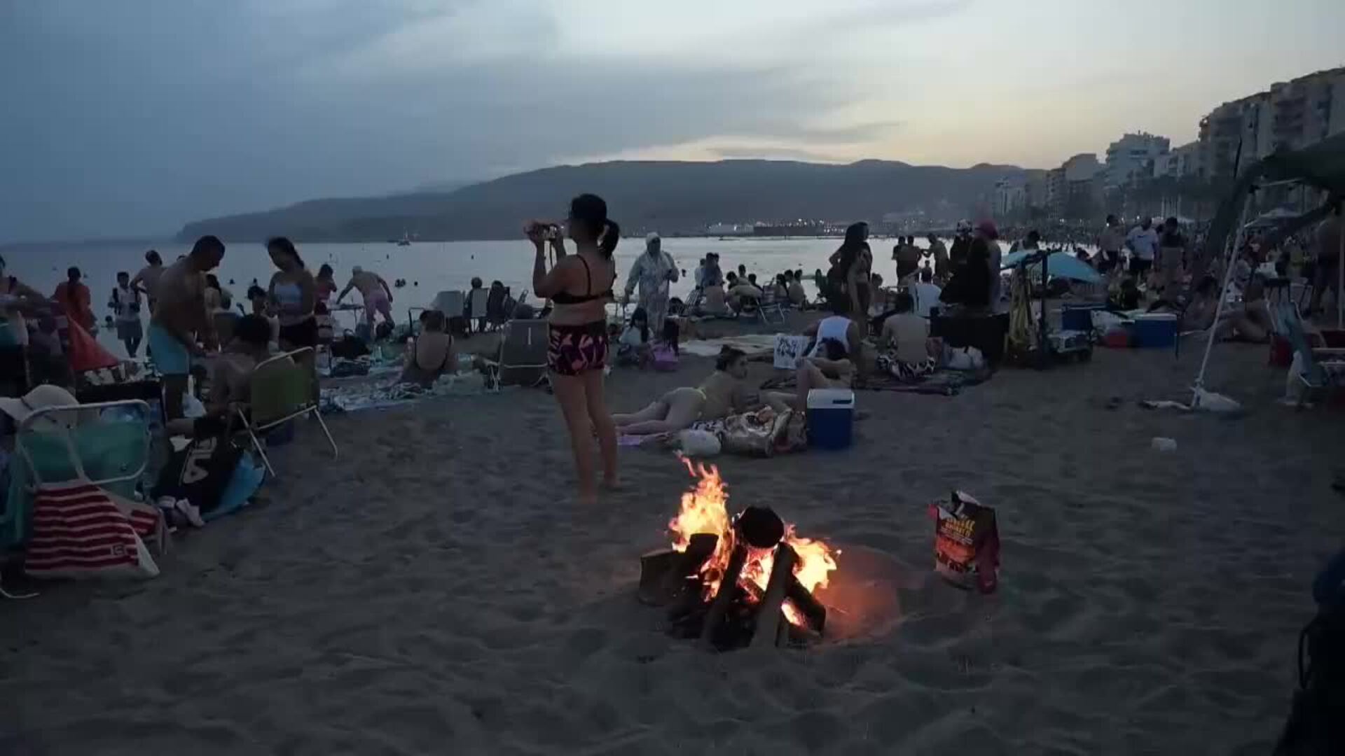 Almería celebra la Noche de San Juan