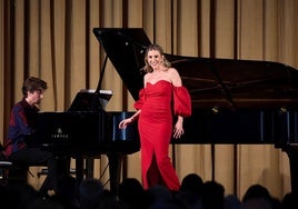 Pilar Alva-Martín y Stefano Arena, en el Festival de Granada