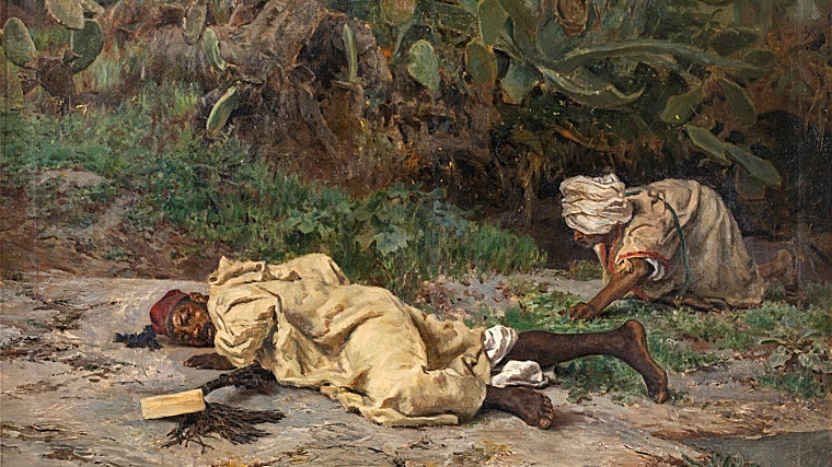 'Fas Dinleme', Antonio Muñoz Degrain, h. 1879