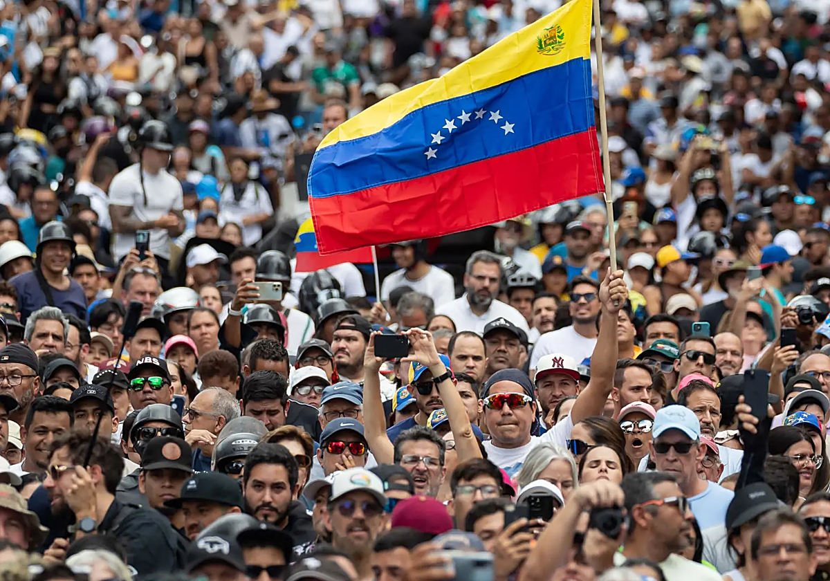 Manifestación en Venezuela contra Maduro