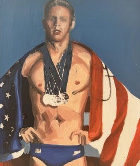 Imagen secundaria 2 - De arriba abajo, obras de las series 'Pysical Performances', University Neighbourgs' y una de las pinturas del artista
