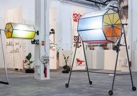 Detalle de las obras de David Bestué para 'Fabular paisajes'