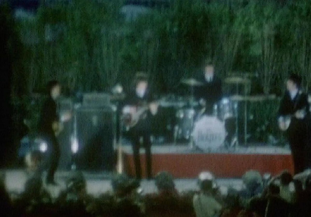 Un fragmento de la grabación de los Beatles