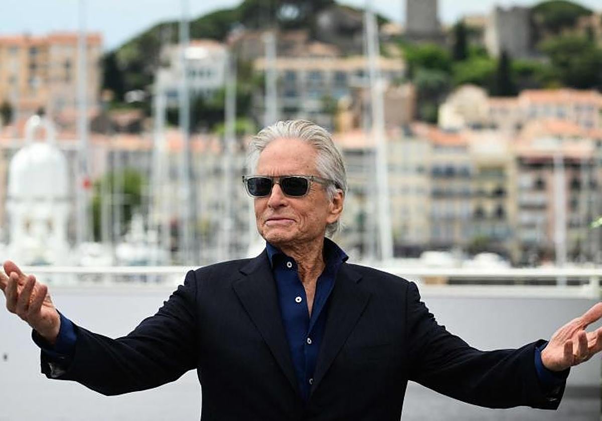 Michael Douglas en 2023 durante el festival de Cannes