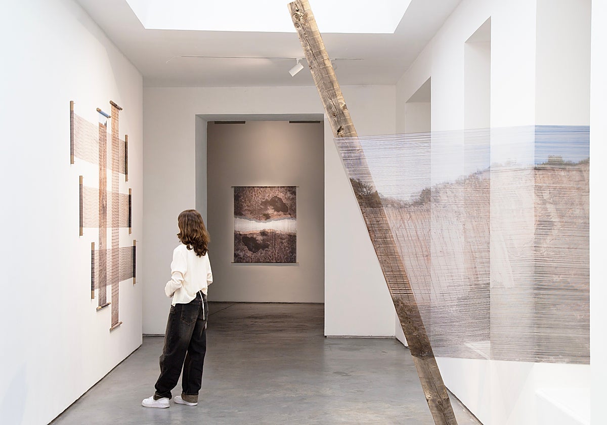 Vista del montaje de la muestra 'Posibles bifurcaciones'