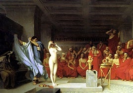 La hetaira Friné y el presidente Sánchez