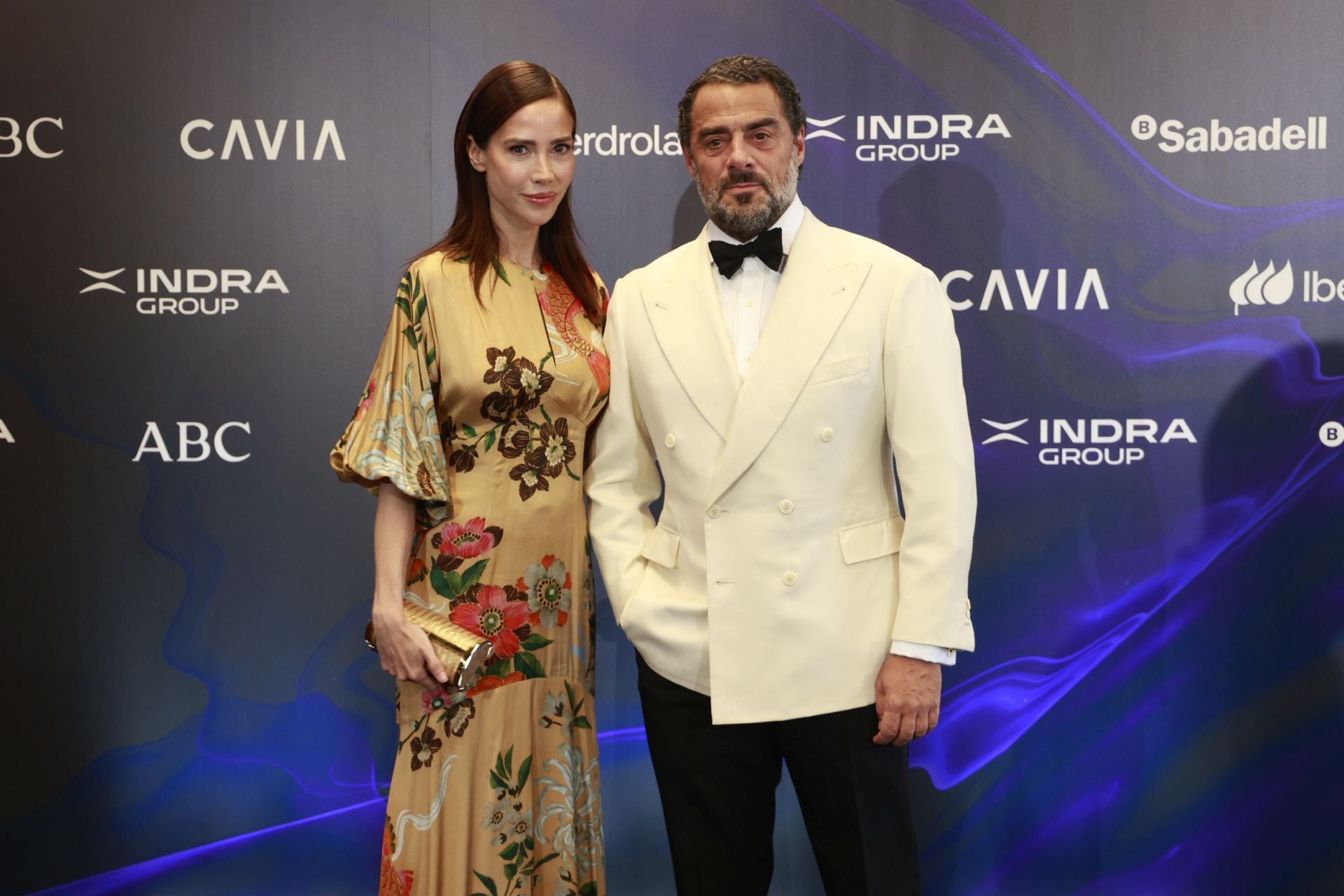 Eva Caballero y Vicente Cebrián, presidente de Marqués de Murrieta