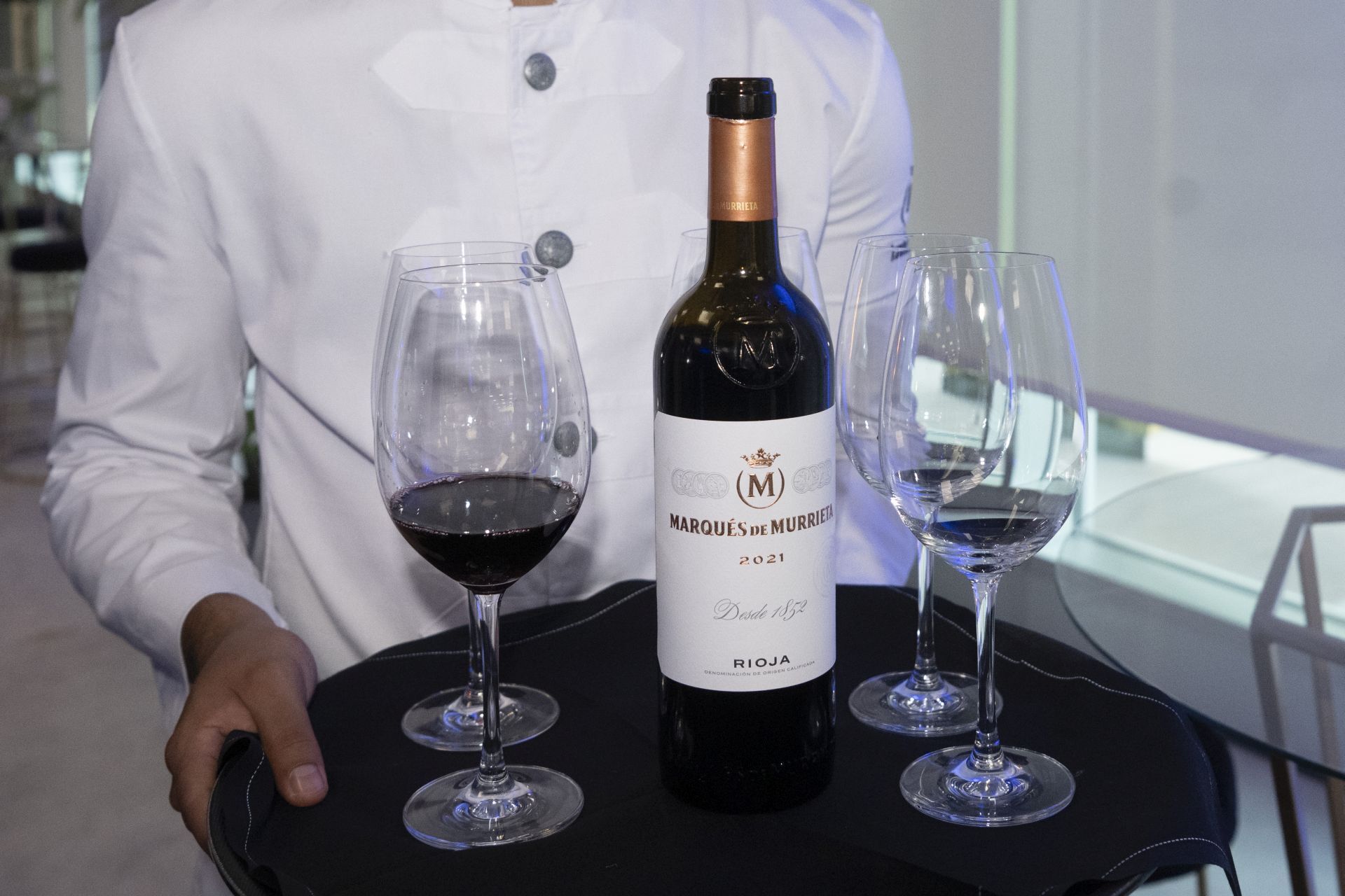 Durante los actos se sirvió vino tinto de Marqués de Murrieta 2021, de la D.O.Ca Rioja
