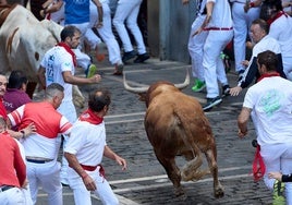 Sexto encierro de San Fermín 2025, en directo: heridos, ganadería y última hora de Pamplona hoy