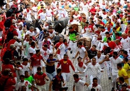El último encierro de los Sanfermines 2025, en imágenes
