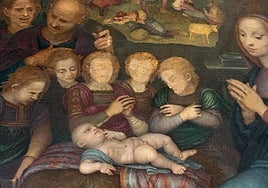 Tras los rostros borrados con abrasivo en un antiguo 'Ecce Homo' en Cuenca