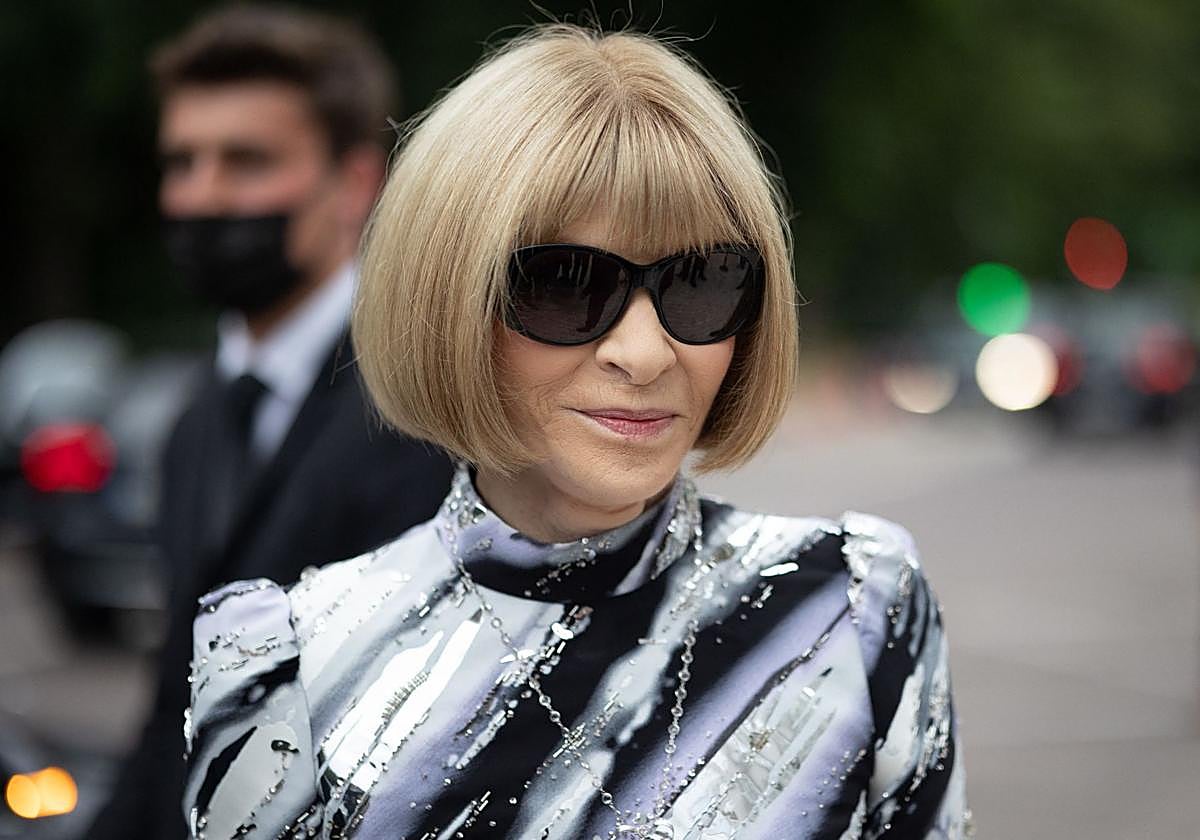 Anna Wintour asiste a un evento en París