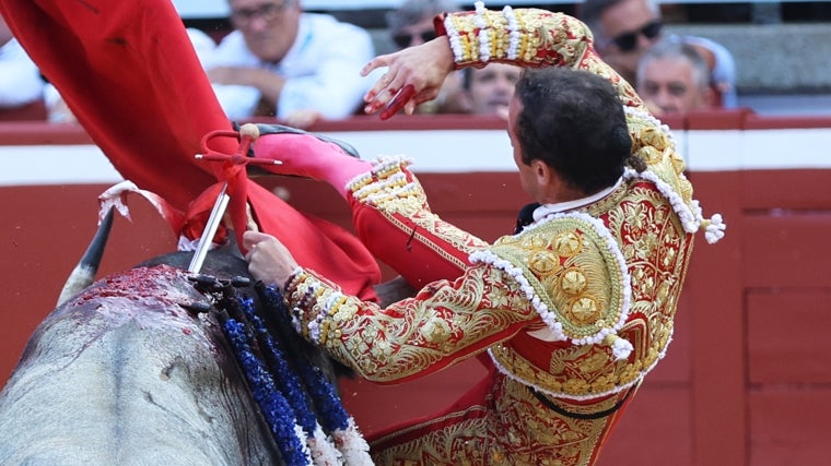 Instantes de la cogida