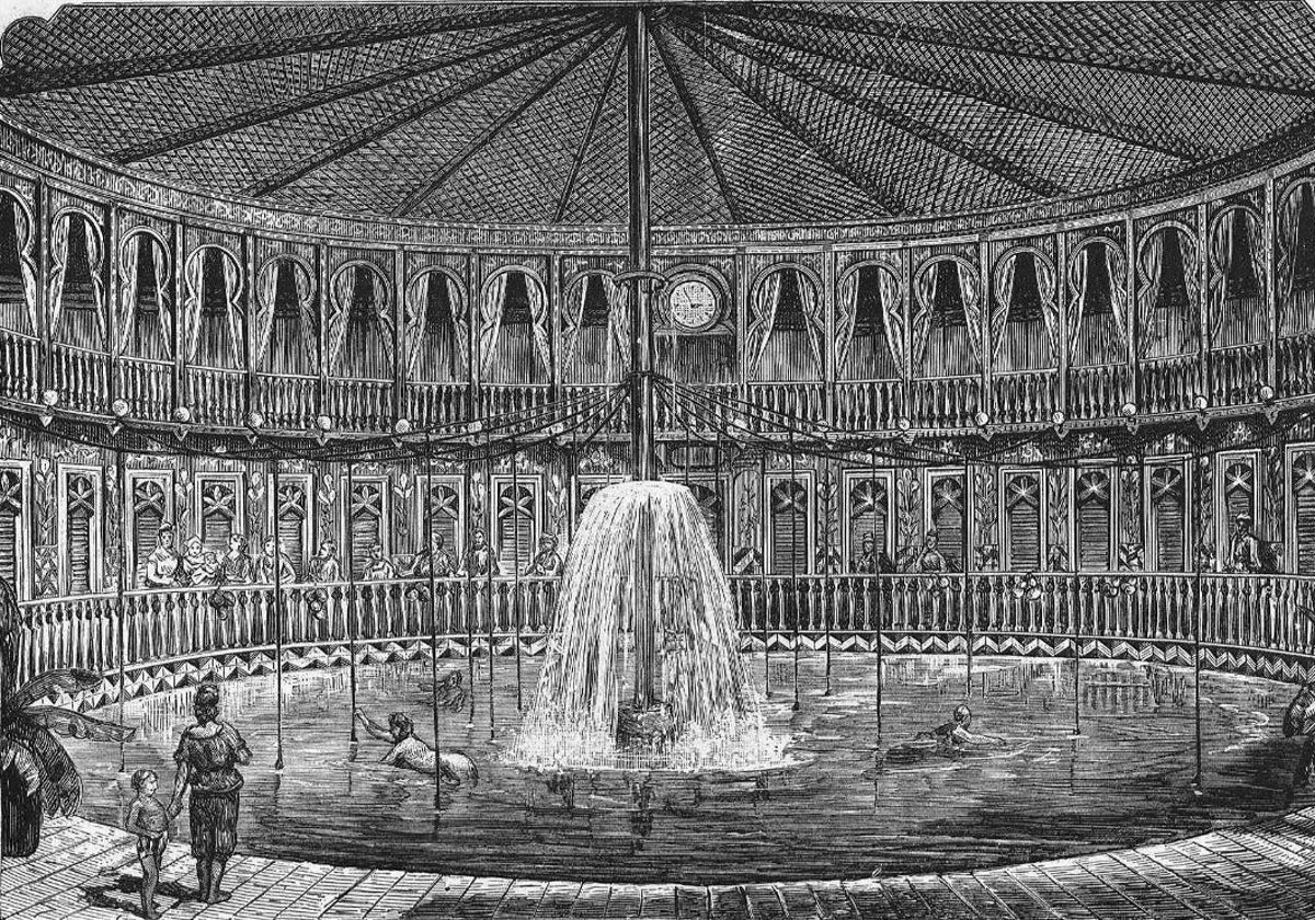 Baños orientales, una historia centenaria de salud, rebeldía, feminismo y toples