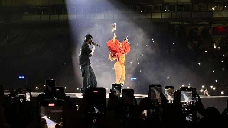 Kendrick Lamar y SZA revolucionan Barcelona con un espectáculo de contrastes en equilibrio