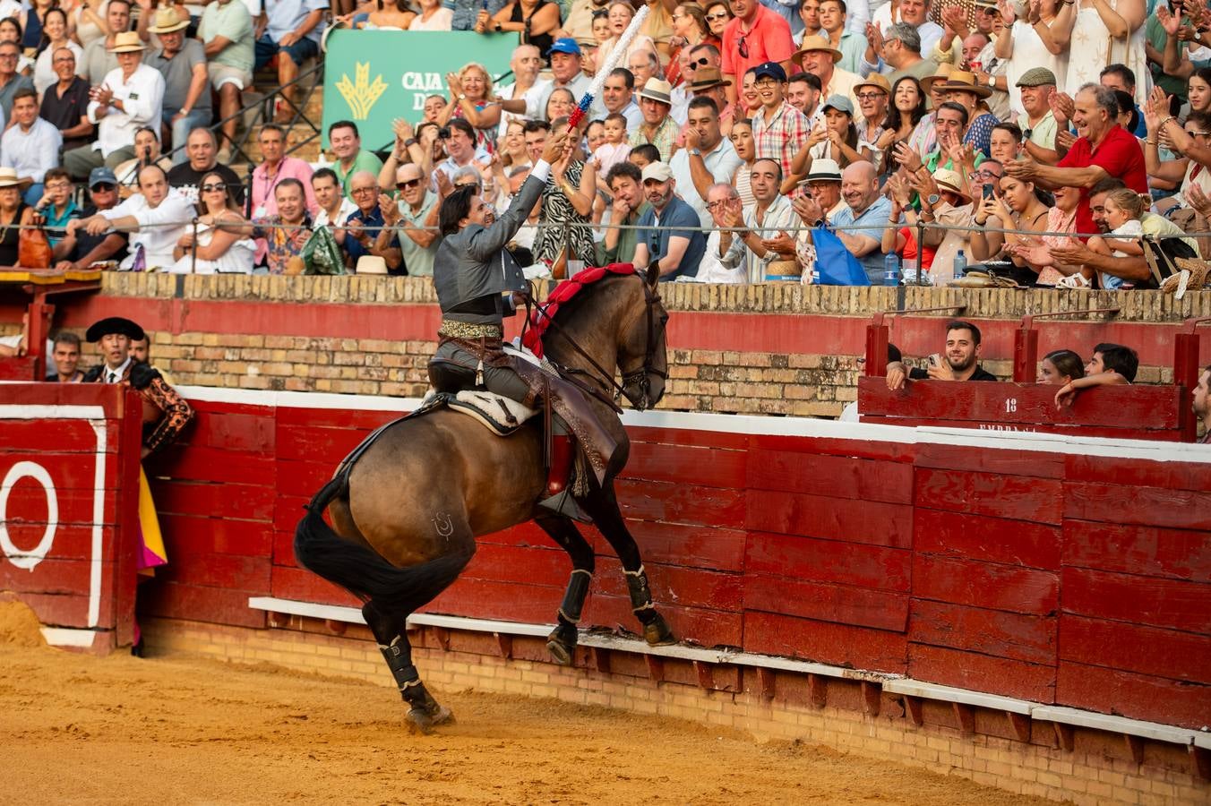 Sergio Galán, Diego Ventura y Andrés Romero pusieron en pie a los tendidos de La Merced