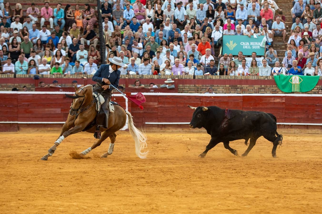 Sergio Galán, Diego Ventura y Andrés Romero pusieron en pie a los tendidos de La Merced
