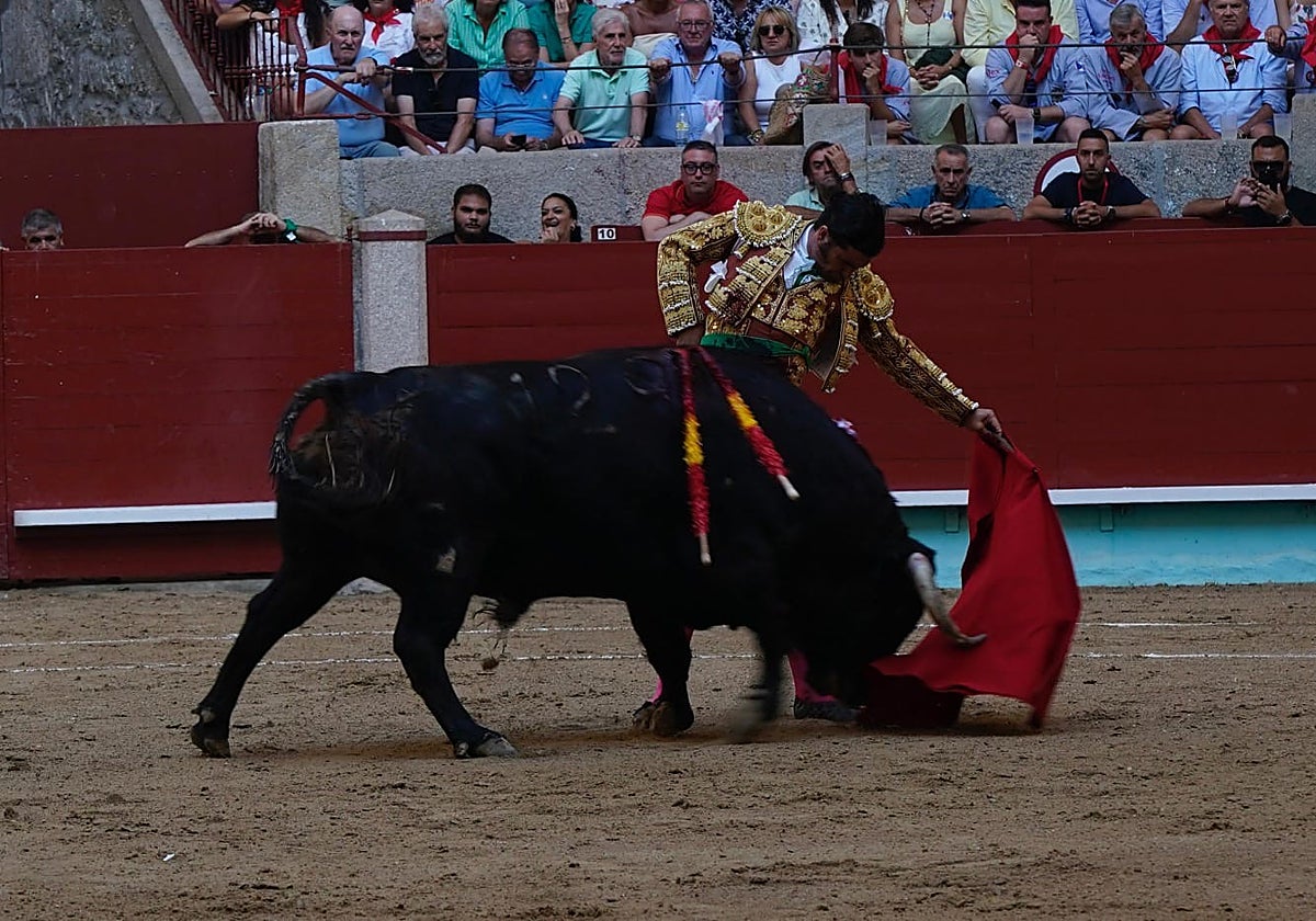 Morante de la Puebla ayer en Pontevedra
