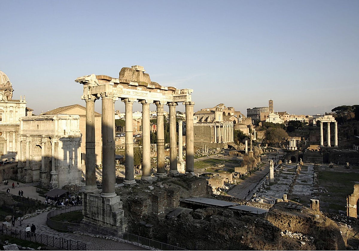 Vista del Foro romano