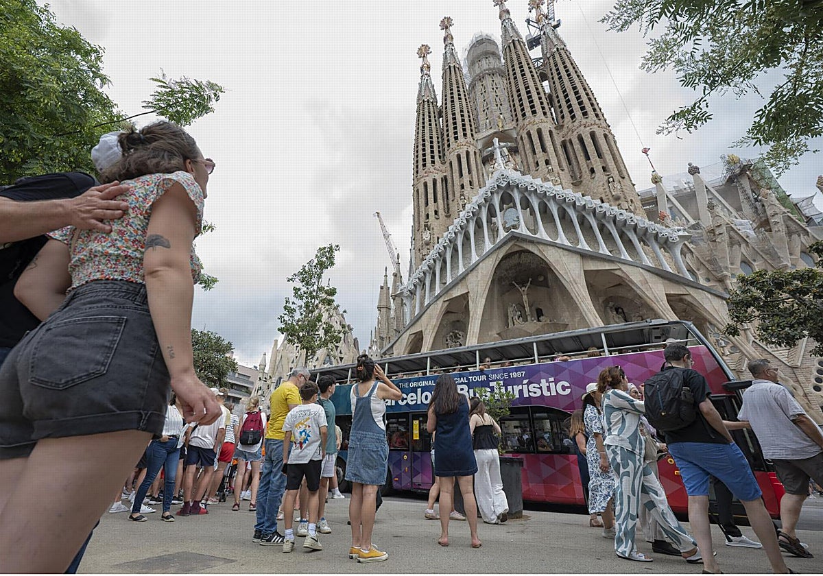 La Sagrada Familia fue visitada en 2024 por 4,8 millones de personas