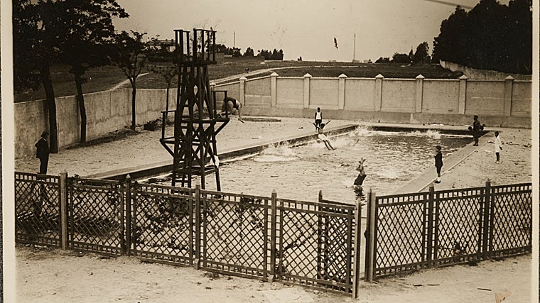 La piscina de Chamartín del Madrid F.C.