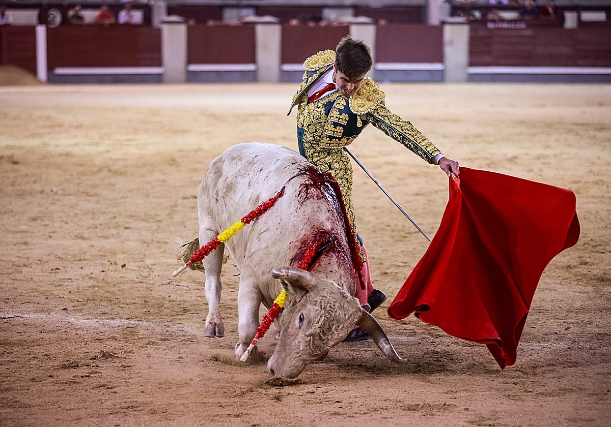 David López con el cierra plaza