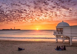 Atardece en La Caleta