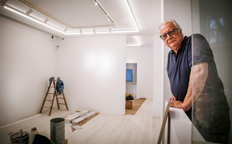 Hauptbild – Von oben nach unten, Moisés Pérez de Albéniz in der ehemaligen García Galería; Halim Badawi und Pedro Felipe Hinestrosa im Archivo Arkhé; und Werke von Koka Nikolazde im Movimiento 37