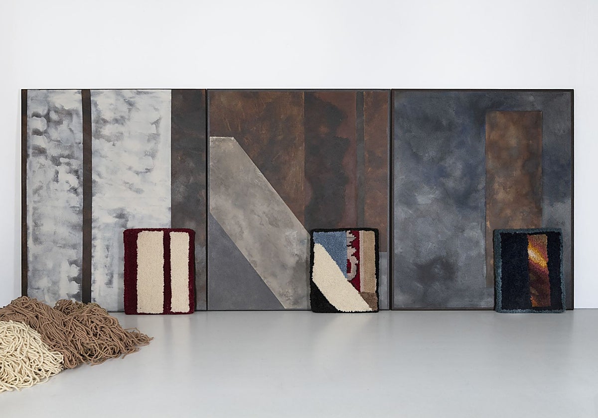 Detalle de algunas de las piezas de Lattuada de su proyecto en la Real Fábrica de Tapices