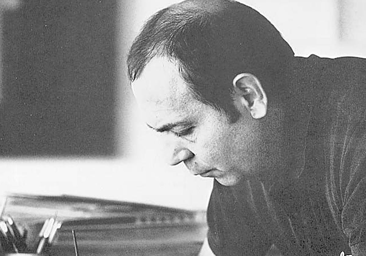 Gustavo Torner, en su estudio