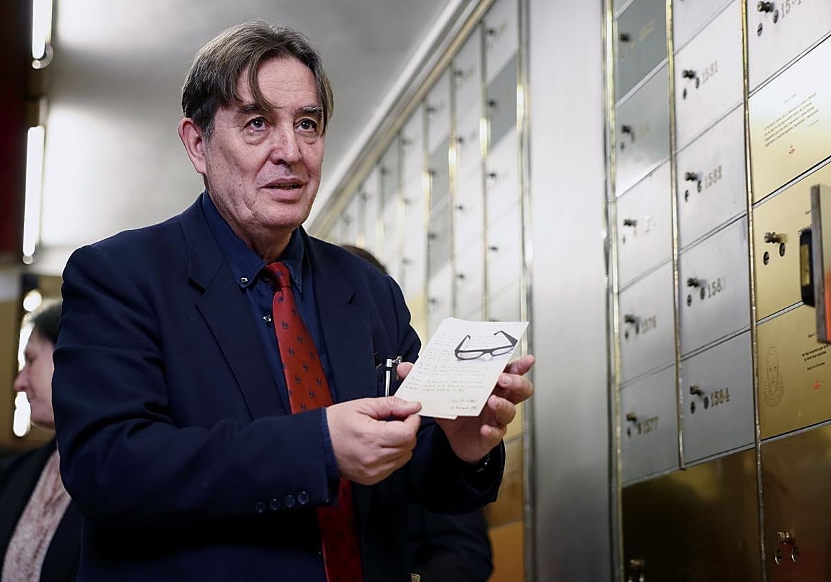 Luis García Montero, en la Caja de las Letras del Cervantes