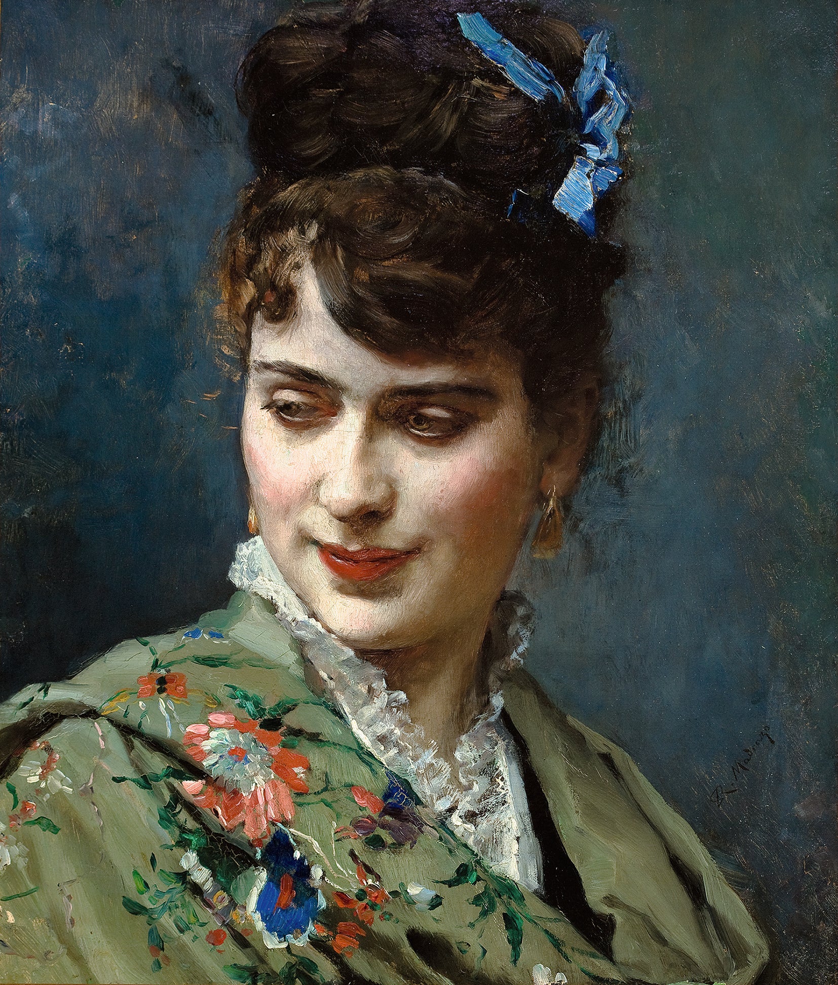 Imagen secundaria 1 - Arriba, 'Salida del baile de máscaras', 1878. Sobre estas líneas, a la izquierda, Aline Masson, detalle. A la derecha, 'La marquesa d’Hervey Saint-Denys como la diosa Diana', 1888